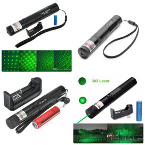 Đèn Pin Laser 303 Tia Xanh Siêu Sáng Kèm Pin Và Sạc