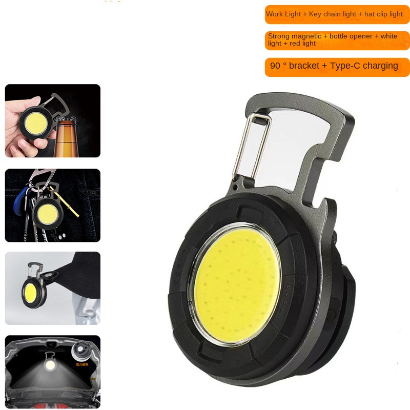 Đèn Pin Móc Khoá Tròn Có Ánh Sáng Đỏ 877 Đèn Pin Móc Khoá Tròn Có Ánh Sáng Đỏ 877