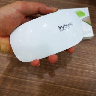 Đèn Pin Uv Sun Mini 6 Bóng 6W Có Chân Đứng, Sấy Keo Uv, Sấy Móng Tay, Sấy Keo Dán Kính