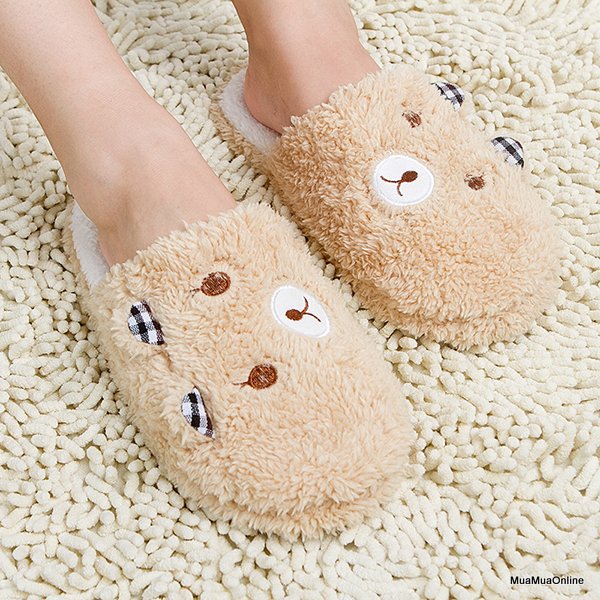 Dép Bông Đi Trong Nhà Hình Gấu Dép Bông Đi Trong Nhà Hình Gấu
