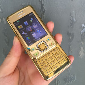 Điện Thoại Nokia 6300 Vàng Gold Kèm Pin Và Sạc Chui Nhỏ