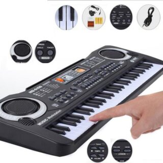 Đồ Chơi Đàn Piano 61 Phím Kèm Sạc Và Mic Cho Bé