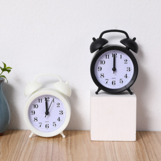 Đồng Hồ Báo Thức Retro Hình Chuông Phong Cách