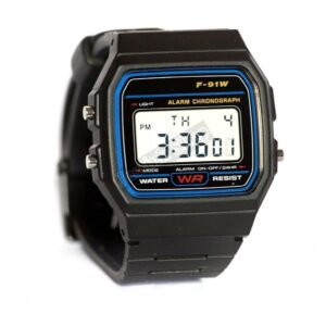 Đồng Hồ Điện Tử Đeo Tay WR  F-91W Huyền Thoại (Đen)
