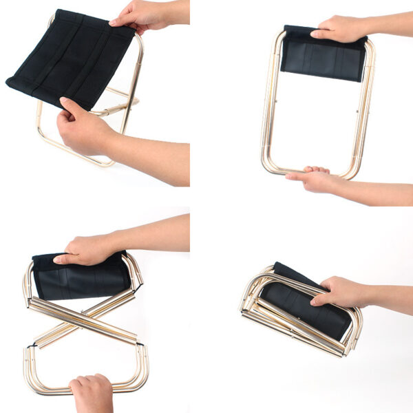 Ghế Du Lịch Xếp Gọn Siêu Gọn Nhẹ Bền Chắc 7075 Kèm Túi Đựng Dễ Mang Theo Khi Đi Câu Cá, Du Lịch, Dã Ngoại, Cắm Trại