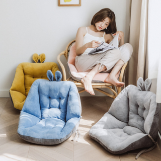 Ghế Lười Tai Thỏ Đệm Bông Tựa Lưng Tiện Lợi