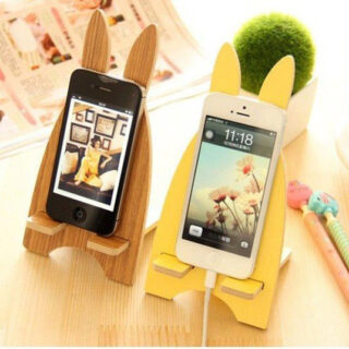 Giá Đỡ Điện Thoại Bằng Gỗ Hình Thỏ