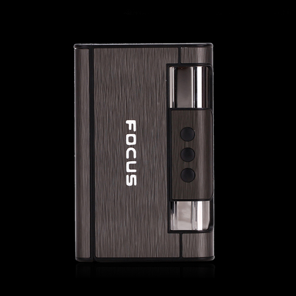 Hộp Quẹt Bật Lửa + Bao Thuốc Focus 2 Trong 1 Sang Trọng Hộp Quẹt Bật Lửa + Bao Thuốc Focus 2 Trong 1 Sang Trọng