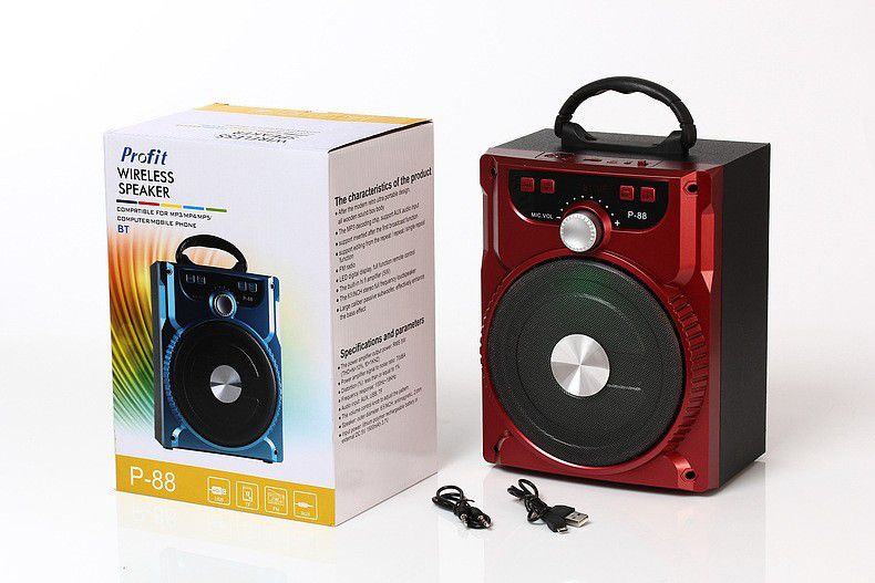 Loa Bluetooth Karaoke Xách Tay Di Động P89 Tặng Kèm Mic Cực Hay