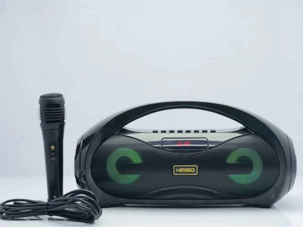 Loa Bluetooth Kimiso KM-S2 Có Led Âm Thanh Stereo Cực Hay Tặng Kèm Mic Và Dây