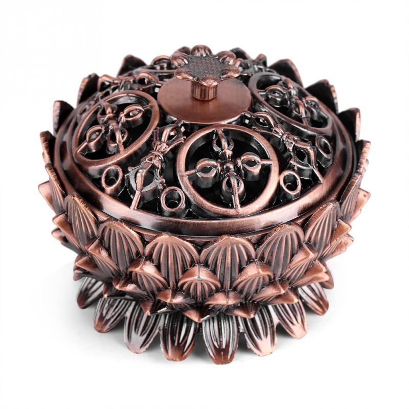 Lư Đồng Đốt Hương Hình Hoa Sen Lư Đồng Đốt Hương Hình Hoa Sen