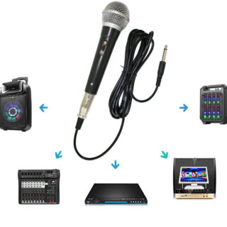 Micro Karaoke Mq-104 Chuyên Nghiệp Dây 3m