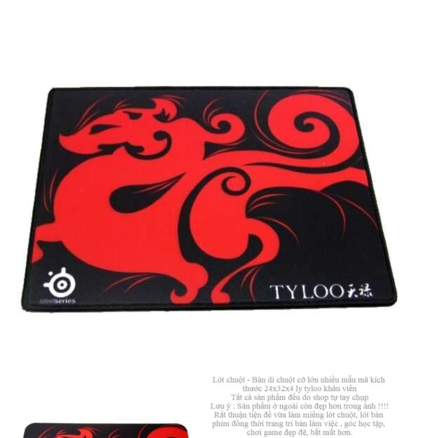 Miếng Lót Chuột TYLOO Dày 3 Ly Có Viền May 245X320X3Mm