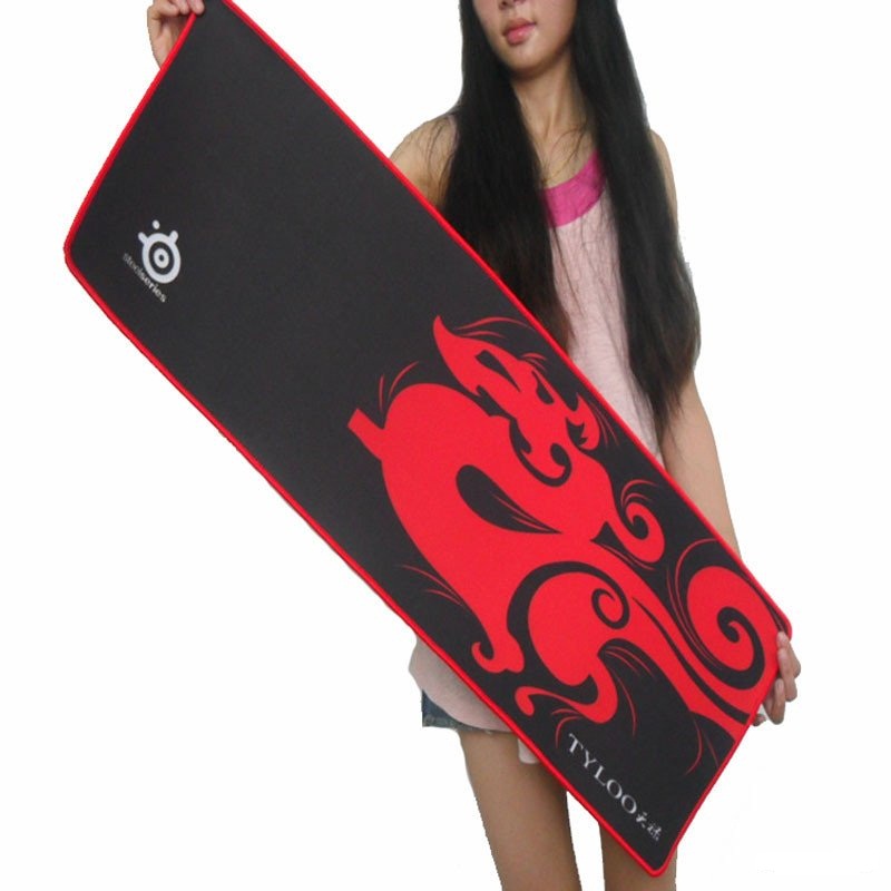 Miếng Lót Chuột Và Bàn Phím TyLoo Cực Đại 300x700x4mm May Viền Miếng Lót Chuột Và Bàn Phím TyLoo Cực Đại 300x700x4mm May Viền