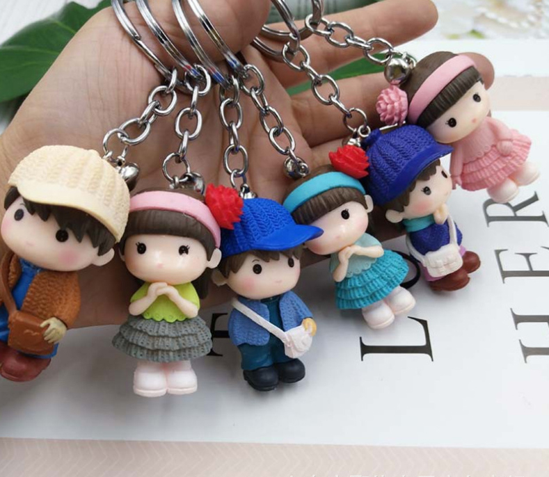 Móc Khóa Hình Có Gái Cài Băng Đô Hoa Móc Khóa Hình Có Gái Cài Băng Đô Hoa