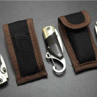 Móc Khóa Kèm Dao Mini Có Túi Đựng