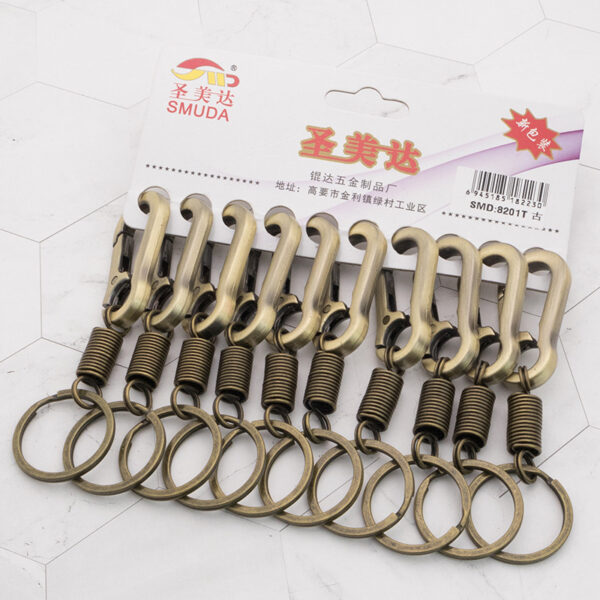 Móc Khóa Kim Loại Có Lò Xo