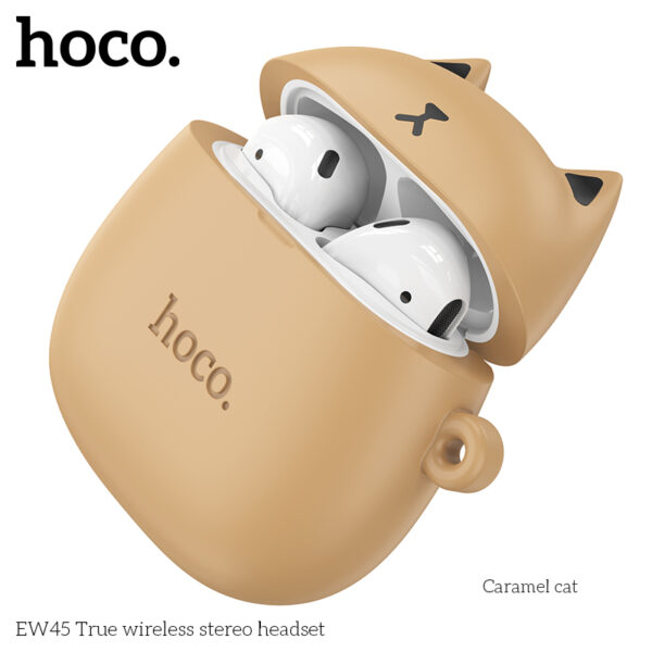 Tai Nghe Bluetooth Hoco EW45 TWS Cute Cat Hình Mèo V5.3 Pin 4h Cực Hay