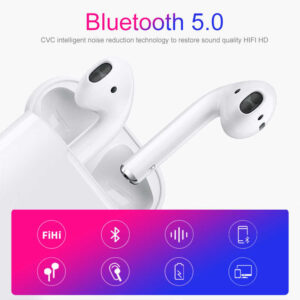 Tai Nghe Bluetooth I12 TWS 5.0 Không Dây Có Đế Sạc Cảm ứng Vân Tay