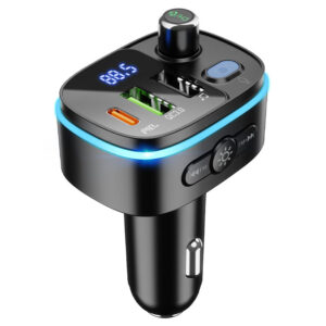 Tẩu Sạc Nhanh Hoco E62 PD20W + QC3.0 Bluetooth V5.0, USB, Đài Fm Có LCD