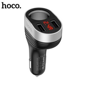 Tẩu Sạc Xe Hơi Hoco Z29 2 Cổng Usb Có Đèn Led Báo Hiệu