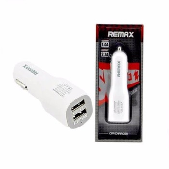 Tẩu Sạc Xe Hơi Remax 2 Cổng Usb Chính Hãng