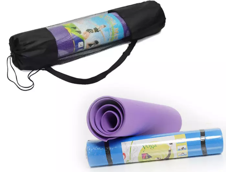 Thảm Tập Yoga Pvc 173X61X0,5Cm Dày 5 Ly Kèm Túi Đựng Thảm