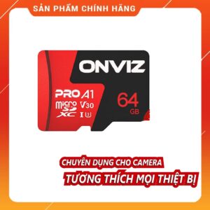 Thẻ Nhớ Onviz Pro 64Gb Class 10 Bảo Hành 5 Năm
