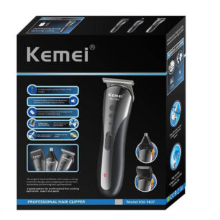 Tông Đơ Cắt Tóc, Cạo Râu, Tỉa Lông Mũi Kemei KM-1407 Cao Cấp