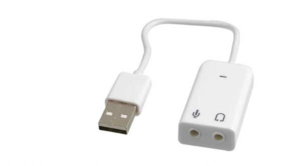 Usb Sound Adapter 7.1 Channel Ra 2 Jack Mic Và Audio