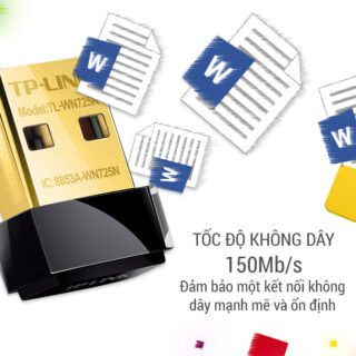 Usb Thu Wifi Tp-Link Wn-725N Nano Chính Hãng Bắt Sóng Cực Mạnh