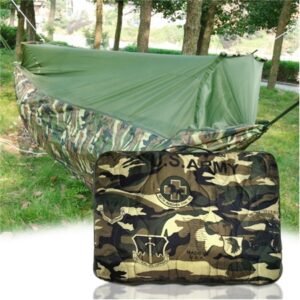 Võng Mùng Rằn Ri Xếp Gọn 2 Lớp U.S.ARMY Có Quai Sách Tiện Lợi