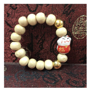 Vòng Tay Dâu Tằm Mèo May Mắn Cho Bé Yêu