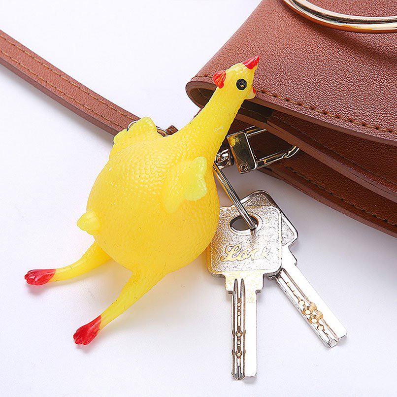 Móc Khóa Hình Gà Đẻ Trứng Ngộ Nghĩnh