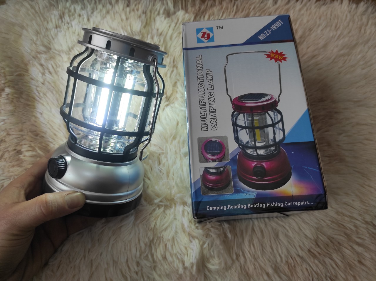 Đèn Cắm Trại Có Thể Sạc Điện Thoại Zj: 1990T Đèn Cắm Trại Có Thể Sạc Điện Thoại Zj: 1990T