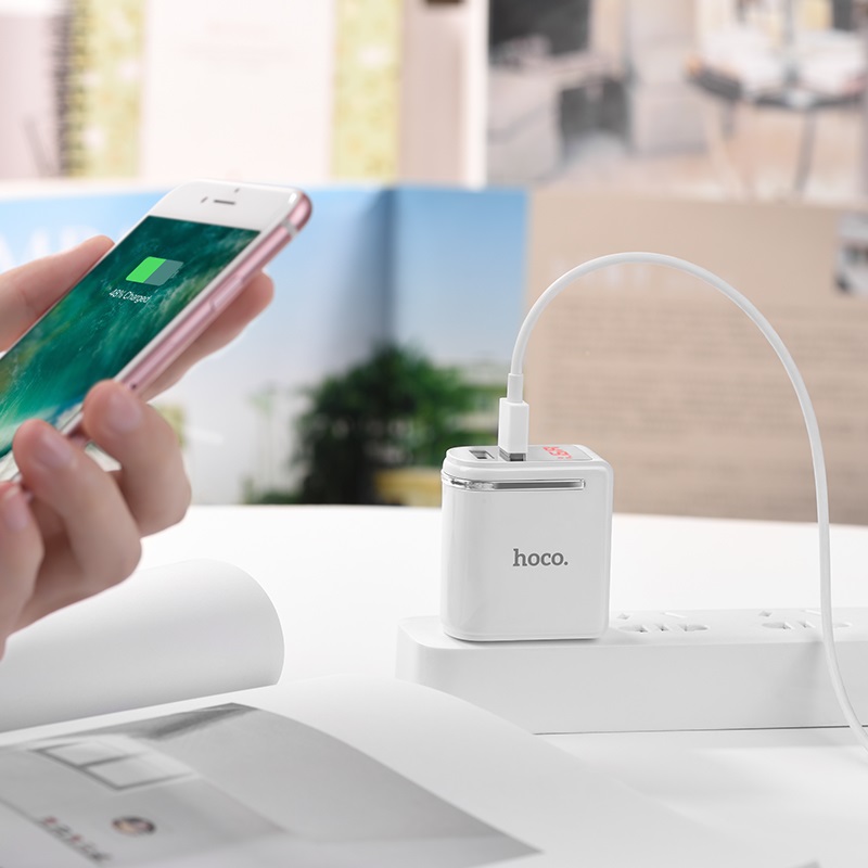 Cốc Sạc Củ Sạc Hoco C39 2 Usb 2.4A