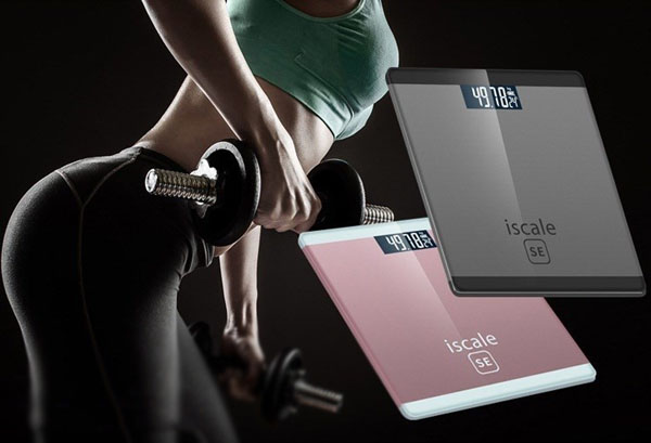 Cân Sức Khỏe Điện Tử Iscale Tích Hợp Đo Nhiệt Độ Max 180Kg
