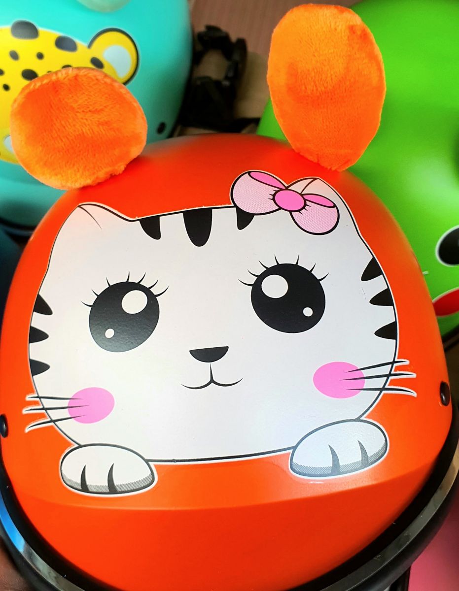 Mũ Nón Bảo Hiểm Nửa Đầu Cute Đáng Yêu(Ko Bh Trầy V.chuyển) (T100)