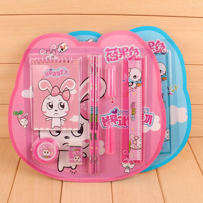 Bộ Dụng Cụ Học Tập 8 Món Cho Bé Bộ Dụng Cụ Học Tập 8 Món Cho Bé