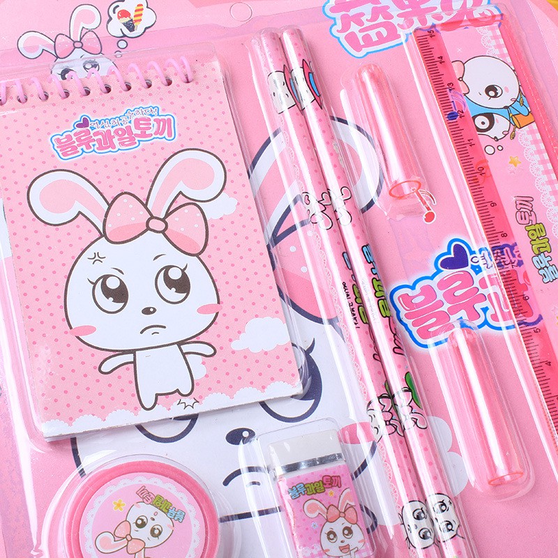 Bộ Dụng Cụ Học Tập 8 Món Cho Bé Bộ Dụng Cụ Học Tập 8 Món Cho Bé