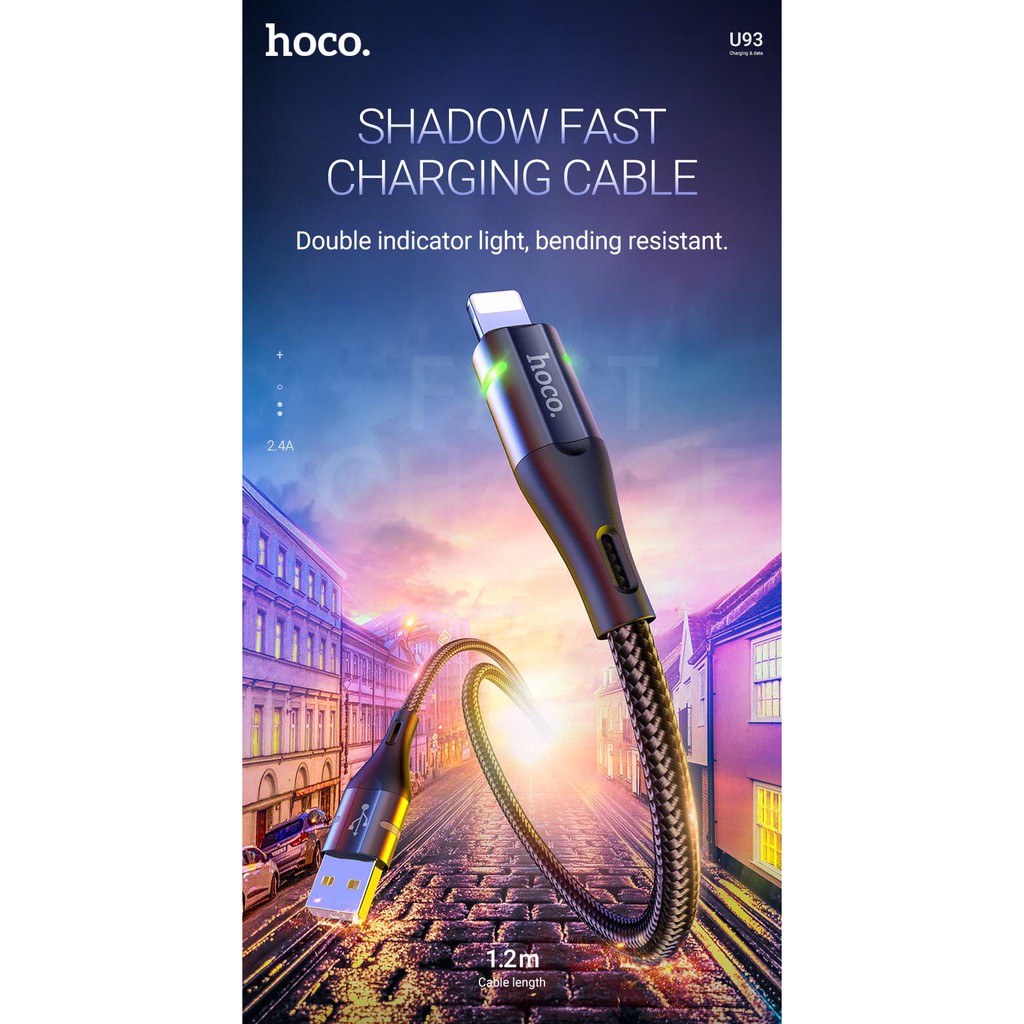 Cáp Sạc Hoco U93 Cổng IP