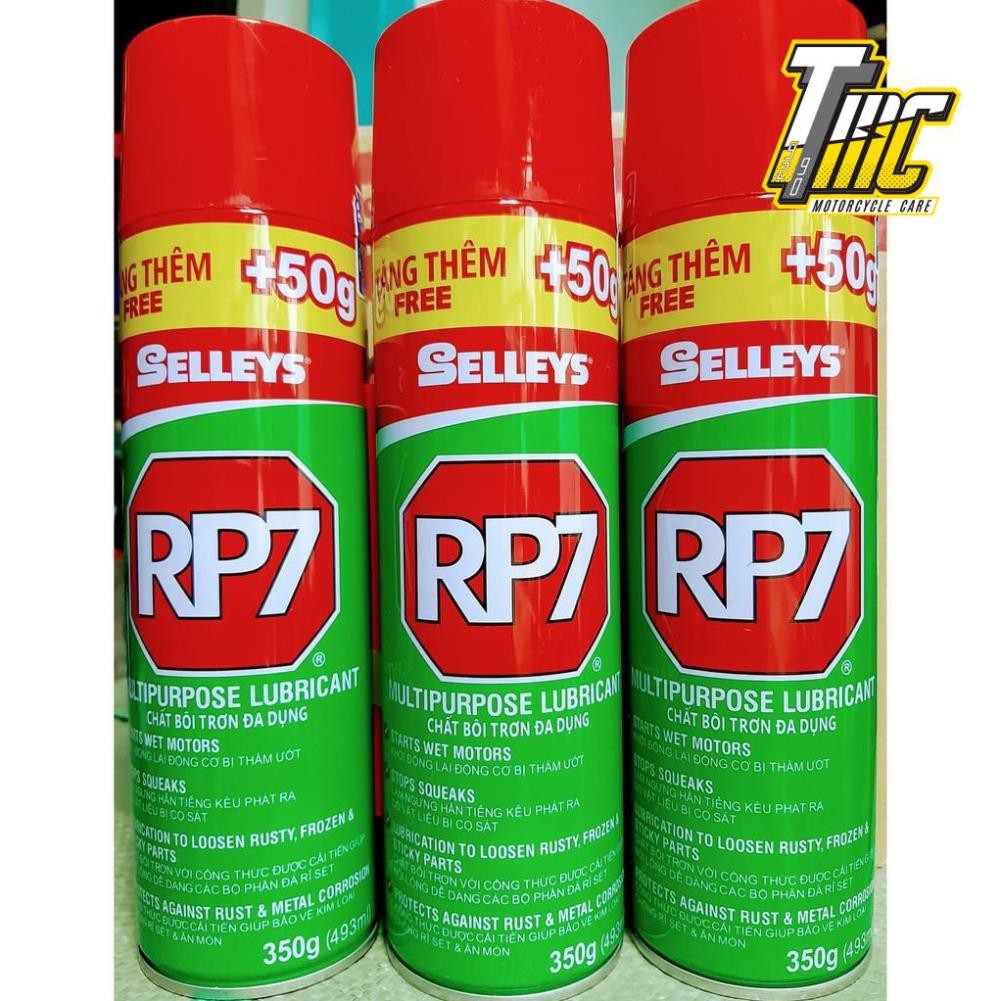 Chai Xịt Chống Rỉ Sét Và Bôi Trơn Selleys Rp7 Chai Lớn 350G