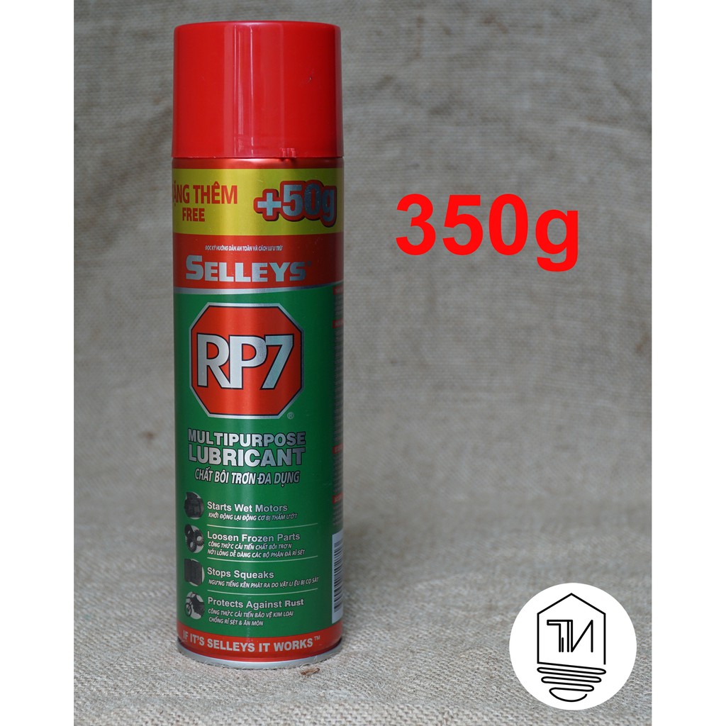 Chai Xịt Chống Rỉ Sét Và Bôi Trơn Selleys Rp7 Chai Lớn 350G