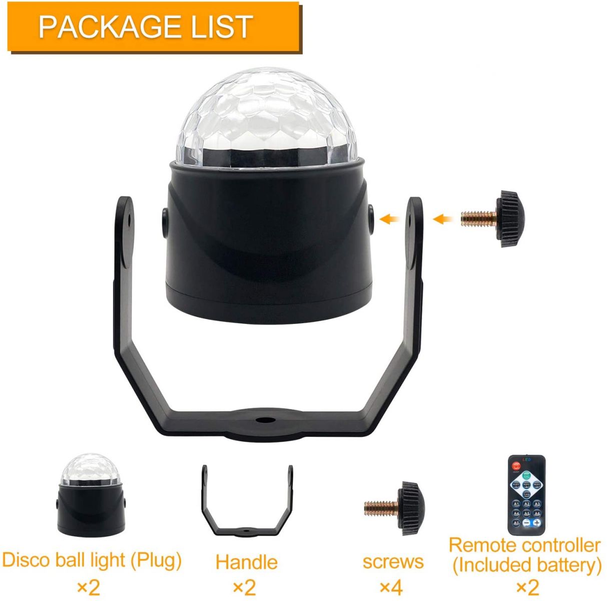 Đèn Led Vũ Trường Mini 9x8.6cm Đèn Led Vũ Trường Mini 9x8.6cm