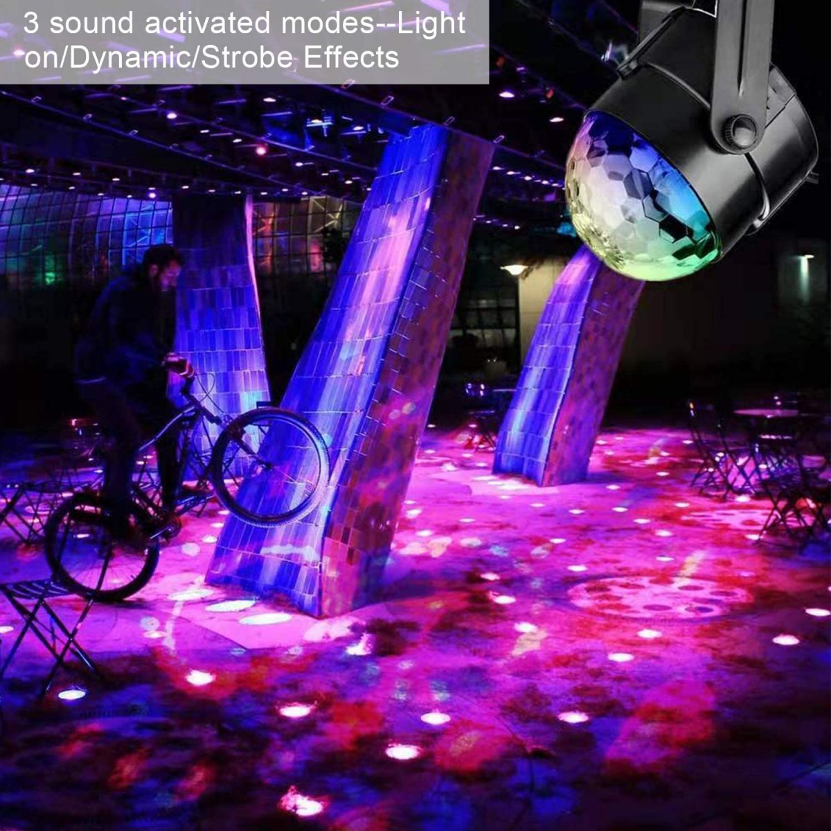 Đèn Led Vũ Trường Mini 9x8.6cm Đèn Led Vũ Trường Mini 9x8.6cm