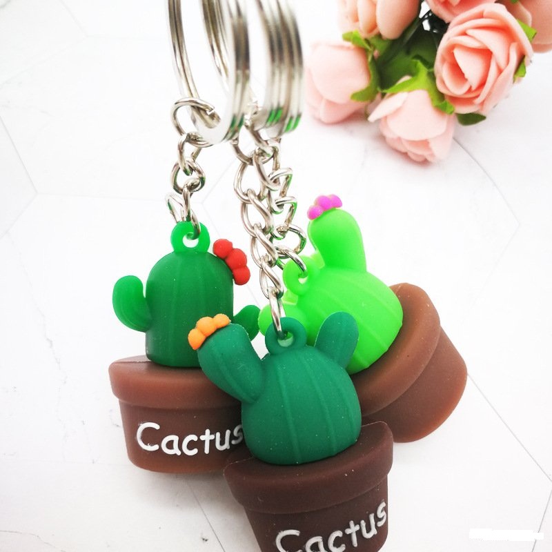 Móc Khóa Cactus Hình Xương Rồng