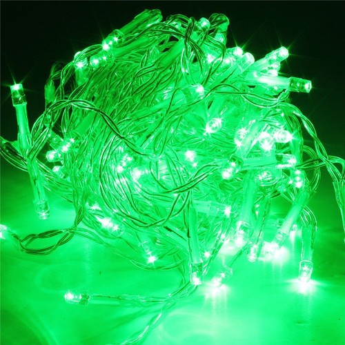 Dây Đèn Led Chớp Màu Xanh Lá Cây Bóng Tiêu Dài 8m Dây Đèn Led Chớp Màu Xanh Lá Cây Bóng Tiêu Dài 8m