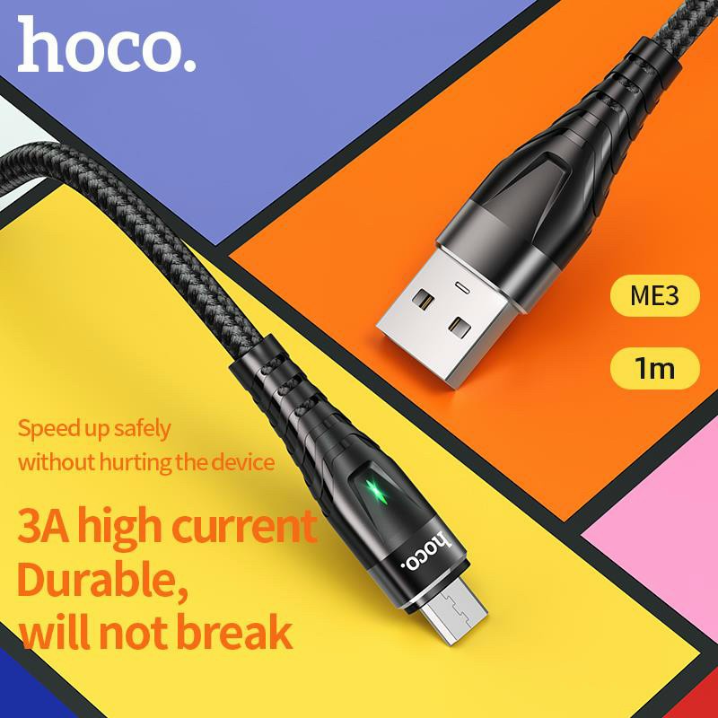 Cáp Sạc Dây Dù Hoco Me3 Microusb