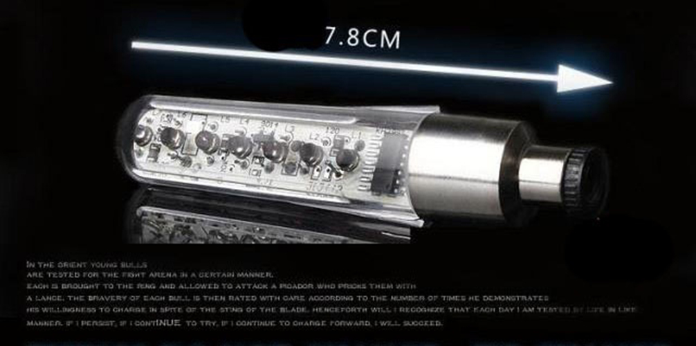 Bộ 2 Đèn Gắn Van Xe Tạo Chữ Độc Đáo