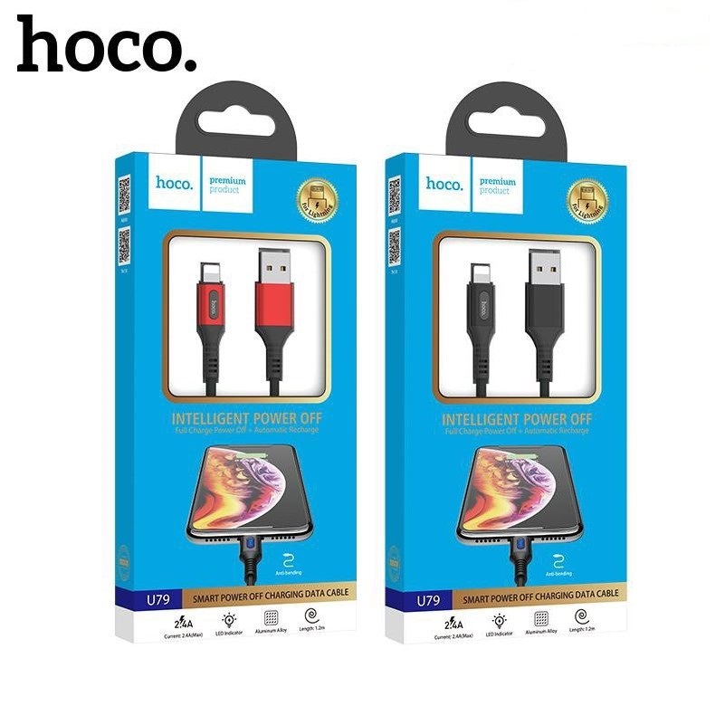 Cáp Sạc Nhanh Lightning Hoco U79 Cho Iphone Cáp Sạc Nhanh Lightning Hoco U79 Cho Iphone